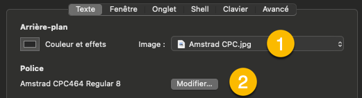 Terminal OS X Amstrad CPC Setup