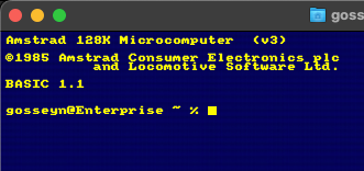 Terminal OS X Amstrad CPC image couv