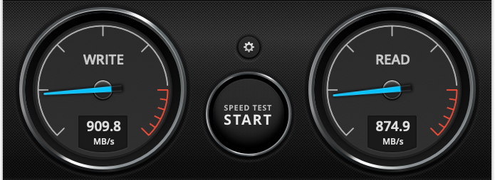 BlackMagic test SSD Crucial X8 1 To USB3.1(C)