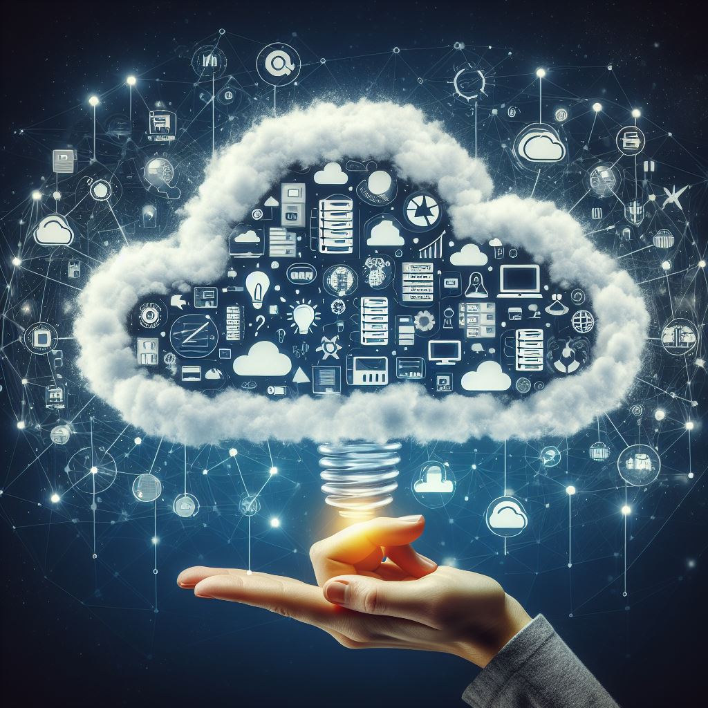 Image illustration cloud