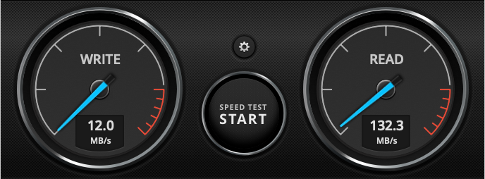 DiskSpeedTest Sandisk USB Key Ultra USB 3 32GB